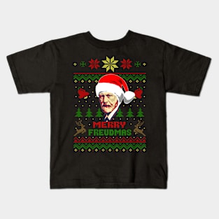 Sigmund Freud Merry Freudmas Kids T-Shirt